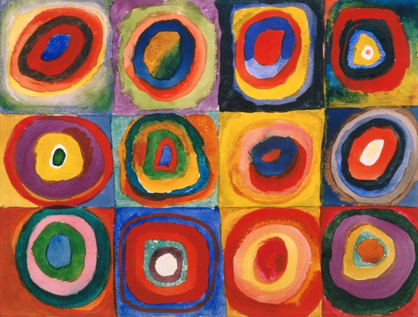 Cuadrados y círculos concéntricos - Vasili Kandinski en ...