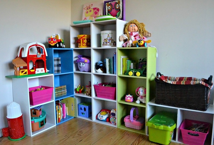 Como guardar juguetes de niños en espacios pequeños