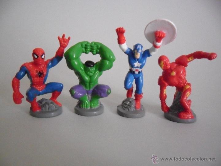 marvel super heroes lote de 4 figuras pvc de 3 - Comprar Figuras y ...
